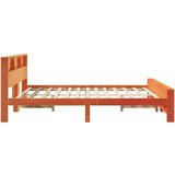  Okvir za krevet s uzglavljem Voštano smeđa 200 x 200 cm | shoptok.hr