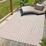 Lesnina XXXL PREPROGA ZA ZUNANJO UPORABO Berlin 140/200 cm tkano krem barve | Shoptok.si