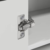  Zidni kutni ormar Crna 57 x 57 x 40 cm Konstruirano drvo | shoptok.hr
