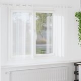 vidaXL Zavese z zavesami 2 pcs Bela 140 x 175 cm Poliester | Shoptok.si