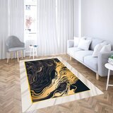 Conceptum Hypnose tepih CG_107, pravougaoni, 100x180 cm, crno-zlatne boje | ePonuda.com