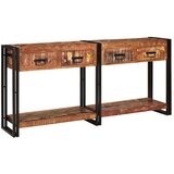 Konzolni stolovi s ladicama 2 pcs Šareni 161 x 33 x 75 cm | Eponuda.ba