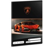 Ars Una Oranžni Lamborghini črtasti zvezek A/5 za 1. razred 14-32 | Shoptok.si