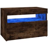 TV ormarić s LED svjetlima boja dimljenog hrasta 60x35x40 cm | shoptok.hr