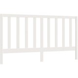  Posteljno vzglavje belo 206x4x100 cm trdna borovina, (20645112) | Shoptok.si