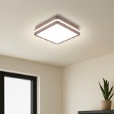 Brilagi -LED Spoljašnje plafonsko svetlo BENE LED/18W/230V 21,5x21,5 cm braon IP54 | Eponuda.com