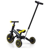  Dječji tricikl guralica 4u1 Optimus Plus crno-žuti | shoptok.hr