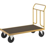 Kongamek ploski voziček KM144, dxšxv 1336 x 650 x 1020 mm, 2 vrtljivi in 2 fiksni kolesi | Shoptok.si