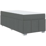 vidaXL Konstrukcija postelje Temno siva 120 x 190 cm blago | Shoptok.si