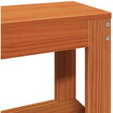  Krevetna konstrukcija s policom Vosak smeđa 150 x 200 cm | shoptok.hr