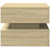 Ormarić za uzglavlje LED boja hrasta sonome 50x50x40 cm | Eponuda.com