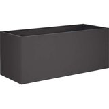  Vrtna saksija 2 kom. Crna 80 x 40 x 40 cm Čelična vrata | shoptok.hr