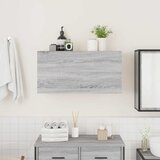  Kupaonski zidni ormarić sivi Sonoma 80x25x40 cm izrađeno drvo | shoptok.hr