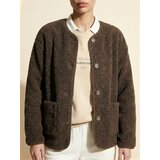 Sinsay Teddy jakna s gumbima i džepovima | shoptok.hr