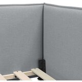  Kutni okvir kreveta Svjetlosiva 80 x 200 cm tkanina | shoptok.hr