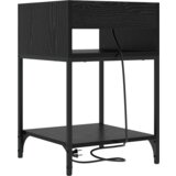 Noćni ormar Crni hrast 40 x 40 x 61 cm Konstruirano drvo | shoptok.hr