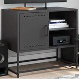 Maison Chic TV omarica - TV enota - Televizijska omarica črna 68x39x60,5 cm jeklo, (21698891) | Shoptok.si