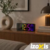 Moderna budilica led rgb usb i pokazivač temperature 16cm | shoptok.hr