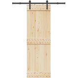 vidaXL Pribor za klizna vrata 152,5 cm čelični crni | shoptok.hr