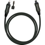 Toslink Digitalni audio Priključni kabel [1x Muški konektor Toslink (ODT) - 1x Muški konektor Toslink (ODT)] 3 m Crna