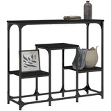  Konzolni stol crni 89,5 x 28 x 76 cm od konstruiranog drva | shoptok.hr