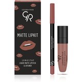 Golden Rose set matte lip kit warm sable