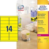 Avery Zweckform Odstranljive neon rumene etikete 99,1 x 38,1 mm Cene