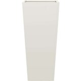  Vrtne sadilice 2 kom bijele 35x35x75 cm čelične | shoptok.hr