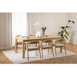 Actona Raztegljiva jedilna miza v hrastovem dekorju v naravni barvi 100x200 cm Atlantic – | Shoptok.si