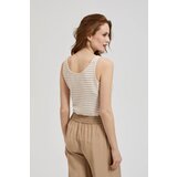 Moodo Women's tank top - ecru white/beige | shoptok.hr