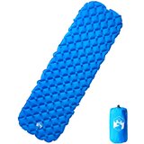 vidaXL Napihljivo ležišče za kampiranje modro190x58x6 cm | Shoptok.si