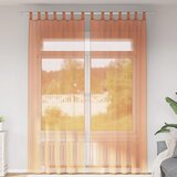 Voile zavjese s petljama 2 kom terakota 140x260 cm | shoptok.hr