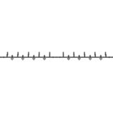 Pribor za klizna vrata 427 cm čelični crni | shoptok.hr