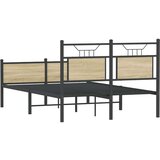 vidaXL Okvir kreveta bez madraca boja hrasta sonome 120x190 cm drveni | shoptok.hr