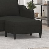 vidaXL Stolček za noge črno 70x55x41 cm blago Cene