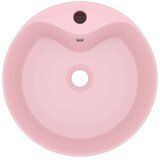 vidaXL Luksuzni umivaonik mat ružičasti 36 x 13 cm keramički | shoptok.hr