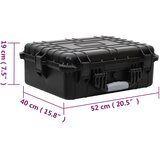  Prijenosni kovčeg crni 52x40x19 cm od PP-a | shoptok.hr