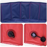  Zložljiv bazen za pse Rdeča in modra Ø 160 x 30 cm PVC, (5000207874) | Shoptok.si