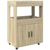 Furnova Barski voziček sonoma hrast 60x39,5x89 cm inženirski les, (21954781) | Shoptok.si
