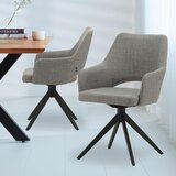 MID.YOU Naslanjač Asher, Siva, Vrtljiv | Shoptok.si