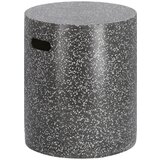 Kave Home Črna betonska dodatna mizica Kave Home Jenell, ⌀ 35 cm Cene