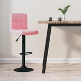  Barski stolac ružičasti baršunasti | shoptok.hr
