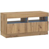  LED TV kabinet HOORN 3 kom. Hrast artisan Konstruirano drvo Siva 81 x 35 x 40 cm | shoptok.hr