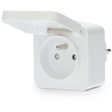 Nedis WIFIPO130EWT - Pametna utičnica 3680W/230V/ Tip E/16A Wi-Fi Tuya IP44 Cene