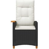  Fotelja za ležanje s pločom za čaj 62 x 64 x 112 cm poliratan | shoptok.hr