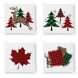 Mila Home Jastuci za sjedenje u setu 4 kom s božićnim motivom 40x40 cm Tartan – Cijene