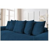 Bobochic Paris Tamno plava sofa od samta 280 cm Voltaire – | shoptok.hr
