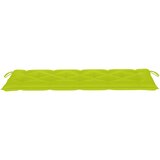 Klupa s jastukom za 3 osobe 150 cm od drva eukaliptusa | shoptok.hr