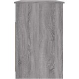 vidaXL Pisalna miza s predali siva sonoma 102x50x76 cm inženirski les | Shoptok.si