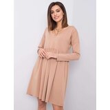 RUE PARIS Dress-RV-SK-6008.19X-camel | Shoptok.si
